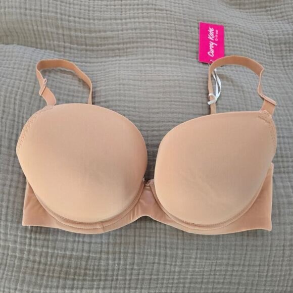 Curvy Kate Smoothie T-Shirt Plunge‎ Latte Beige - 32G - Picture 6 of 9